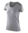 SR280F S280F Spiro Impact Ladies Softex® T-Shirt Cloudy Grey colour image